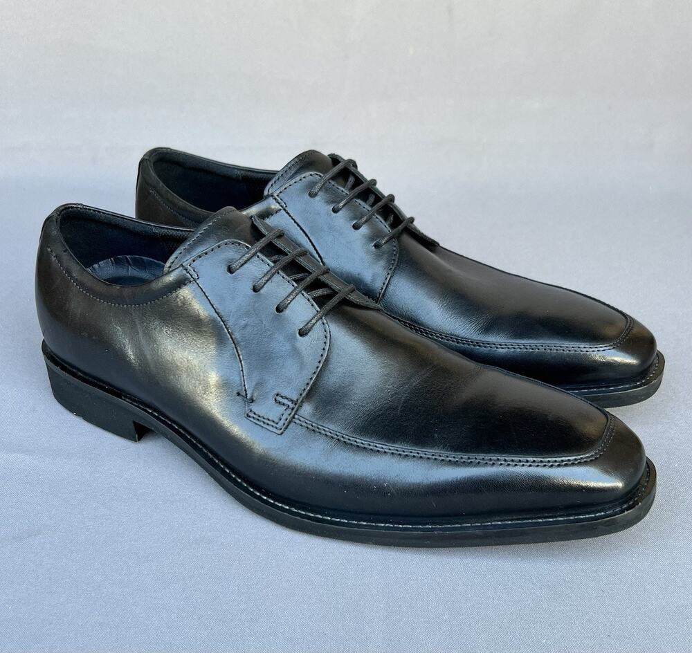 ECCO Calcan Derby Style Leather Dress Shoes Black Men’s Size 11 US